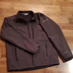 Columbia Men's Dark Gray Softshell Performance Jacket